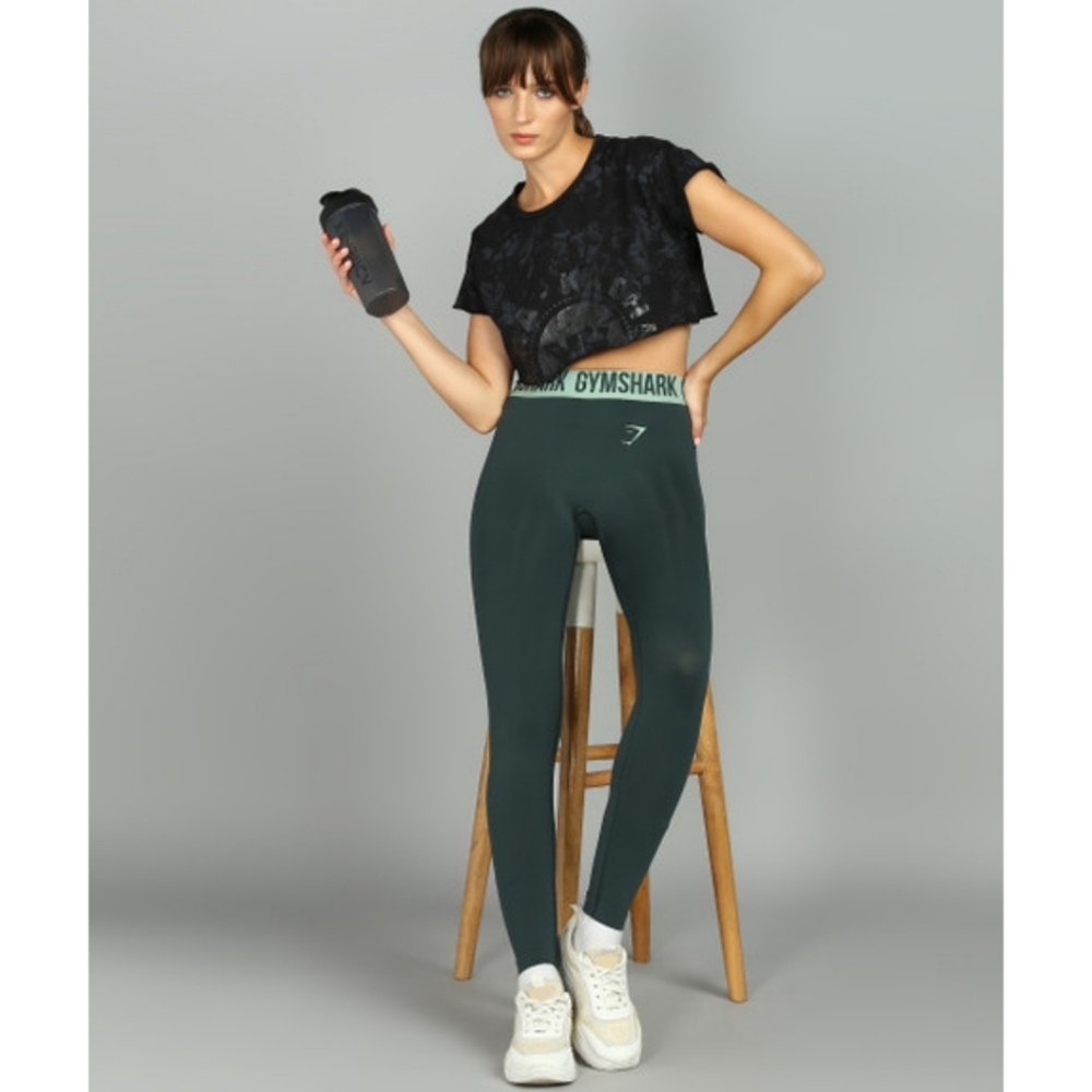 Women Gymshark Fit Seamless Dry‎ Compression Leggings